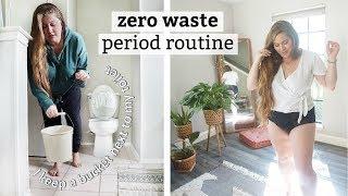 my ZERO WASTE period routine & all the WEIRDNESS that comes with it