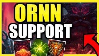 (IS THIS THE NEW LEONA?) ORNN SUPPORT IS 100% BUSTED IN ANY ELO!  THE BEST HARD ENGAGE CHAMP IN S10