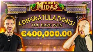 WORLD RECORD: €400,000 MAX WIN on The Hand of Midas 