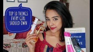 TOP 10 THINGS EVERY GIRL (OR PERSON) MUST OWN!! | RIDE OR DIE ITEMS | MISS BANERJEE