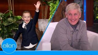 Kid Motivational Speaker 'Coach Cal' Brings Ellen to Tears with Pep Talk