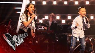 Nessa & Cathal Perform 'I Will Wait' | Blind Auditions | The Voice Kids UK 2020