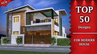 Top 10 Home Front Elevation    Double Story House Elevation    Modern Home Elevation 2018