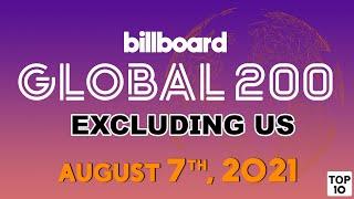 Early RELEASE! Billboard Global 200 Excl. US Top 10 August 7th, 2021 Countdown
