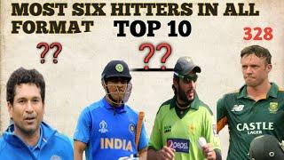 TOP 10 BATSMAN WITH MOST NUMBER OF SIXES IN ALL FORMAT . Cricket videos by Des Tv