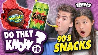 Do Teens Know 90's Snacks? (Surge, Dunkaroos)