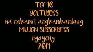 TOP 10 YOUTUBERS na nagkaroon ng MILLION SUBSCRIBERS ngayong 2019!! "how they celebrate?"| AshVlogs