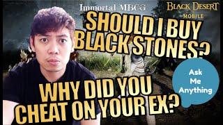 BLACK DESERT MOBILE : ANSWERING A.M.A.! [PART3] wait a minute...