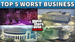 Top 5 Worst Businesses To Buy And Invest Money in GTA Online