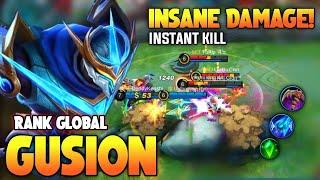 Gusion Insane Burst Damage,Fast Hand | Top Global Gusion Gameplay | Mobile Legends✓