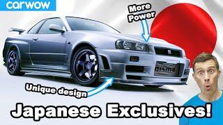 10 times the Japanese kept the best versions of their hot cars for themselves!