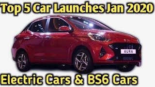 Top 5 Upcoming Cars in January 2020 | Electric car & bs6 cars launches in Jan 2020