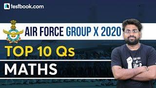 Air Force X Group 2020 | Top 10 Math Problems for X Group Exam | Last Minute Tips by Abhilash Sir