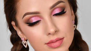 PINK Smokey Eye Makeup Tutorial