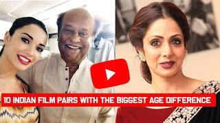 10 Indian Reel life Pairs with the Biggest age Difference  | Simbly Chumma