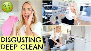 EXTREME DEEP CLEAN |  DISGUSTING ALL DAY CLEAN |  THINGS YOU SHOULD CLEAN BUT DON’T!