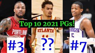 Top 10 NBA Point Guards after the 2021 season