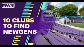 Newgens Football Manager 2020 | 10 clubs to find the best Newgens FM20