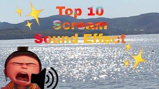 · Top 10 Scream Sound Effect · | Exe | Editing | Meme |