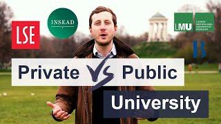 Private vs. Public University - What is the best business school?