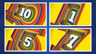 Top 10 free colorful countdown animation