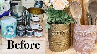 Trash To Treasure #10 Tin Can Utensil Organizer