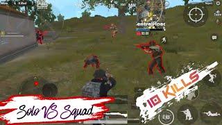 PUBG MOBILE LITE || SOLO VS SQUAD || 10 KILLS || GAMES PARADISE