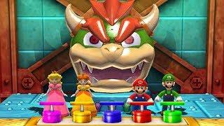 Mario Party The Top 100 MiniGames - Peach vs Daisy vs Mario vs Luigi