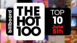 (OFFICIAL) Early Release! Billboard Hot 100 Top 10 Singles  (June 5th, 2021) Countdown