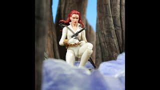 Hasbro Marvel Legends Target Exclusive Deadly Origin Mini BLACK WIDOW Action Figure Overview!