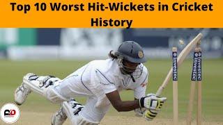 Top 10 Worst Hit-Wickets in Cricket History | Dood Dey