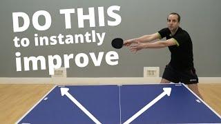 How to INSTANTLY improve at table tennis