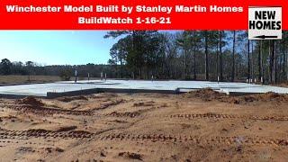 Winchester Model by Stanley Martin Homes - Cherokee Trail - Build Watch Duberstein 1-16-21