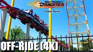 Top Thrill Dragster Off-Ride (4K) - With Rollback Footage - Cedar Point - Non Copyright