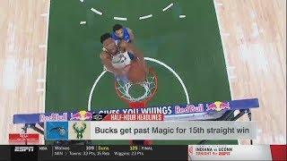 ESPN report: Bucks officially locked up the NBA's best record with 15 straight win