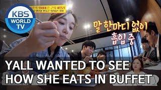 Yall wanted to see how the trainer Dongeun eats in buffet [Boss in the Mirror/ENG/2019.12.01]