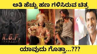 Top 10 Highest grossing Movies in kannada | Box office collection |