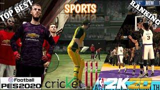 TOP 10 BEST RANKING 2020 SPORTS GAME ON ANDROID /PLAYSTORE/BEST GRAPHICS/MULTIPLAYER/