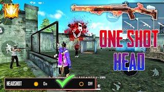 New ONE SHOT HEAD Trick 2020 || how to take one tap Headshot free fire