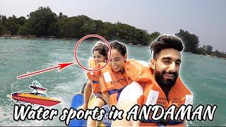 WATER SPORTS IN ANDAMAN | *almost broke my nose* | Mr.mnv #3 |