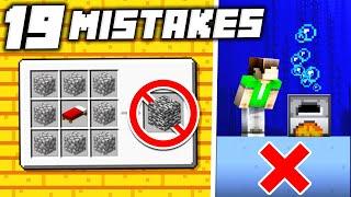 19 Stupid Mistakes That Only NOOBS Could Make in Minecraft