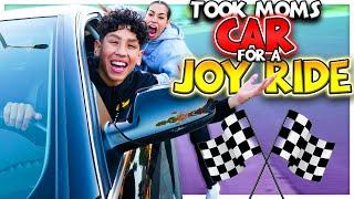 I "STOLE" MY MOMS CAR & WENT FOR A JOY RIDE PRANK!! *HES 14*