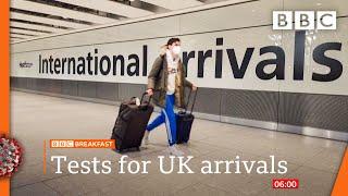 Covid: Travellers to UK set to be tested after arrival 