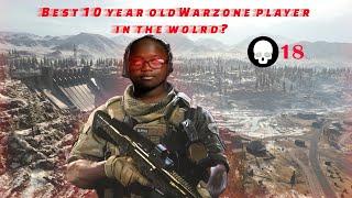 Best 10 Year Old Warzone Player In the World? 60 + Wins!!