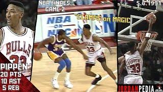 Scottie Pippen BEST VERSATILE WING ▪ 20 PTS, Guards Magic full court ▪ 1991 NBA FINALS ▪ (5.6.1991)