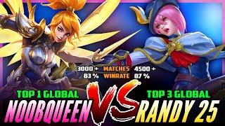 Top 1 Global Fanny NOOBQUEEN vs. Top 3 Global Fanny Randy25 Gaming Montage | Mobile Legends