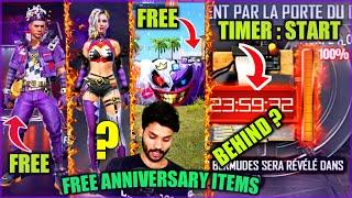 FREE ITEMS IN 3RD ANNIVERSARY AND TOP UP ITEMS | BOMB CHANGE EVENT DETAILS | FREE FIRE| SHIV GAMING!