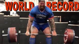 eddie hall VS hafthor bjornsson 501 kg - world record