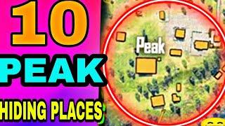 PEAK HIDDEN PLACE IN FREE FIRE ! TOP 10 HIDE PLACE IN BERMUDA MAP ! RANK PUSH TIPS ! RNC GAMER