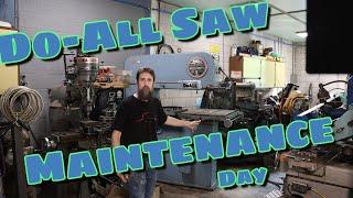 Do-All Band saw service & Chevy K10 body prep